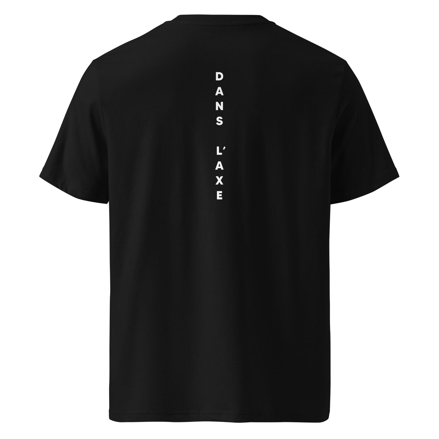 T-shirt - "Dans l' axe" - Noir